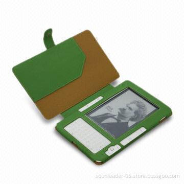 Leather Case for Amazon Kindle 2 E-books, Available in Different Colors